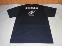 ◆珍品レア　全日本卓球選手権　紺色　Tシャツ　身幅58cm 着丈72cm◆未使用