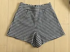 JENNE チェック柄 ショートパンツ