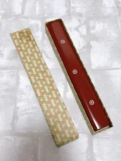 箸入れ 朱塗り 明月 箸ケース 桜