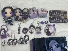 鬼滅の刃 胡蝶しのぶ　グッズセット　ぬいぐるみ　アクリルキーホルダー　ラバスト
