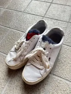 TOMMY HILFIGER トミーヒルフィガー　ホワイトスニーカー　ファー