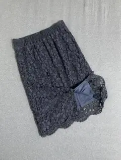 【美品】タイトスカート ネイビー　Mサイズ　オシャレ着