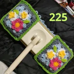 アクリルモップ　225 エコモップ花モチーフ　フロアワイパー