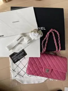 ❤️美品❤️シャネル マトラッセ 25 ラムスキン❤️ピンク❤️シルバー金具