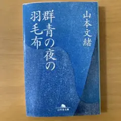 群青の夜の羽毛布