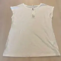 ホワイト ノースリーブ Tシャツ