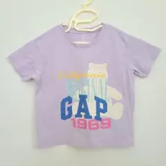 GAP ラベンダー クマプリント Tシャツ 4歳用 105cm