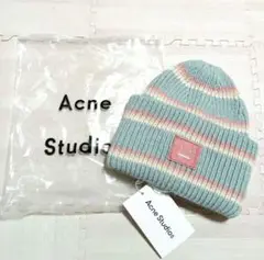 Acne Studious アクネストゥディオズ 二ット帽 ビーニー ボーダー