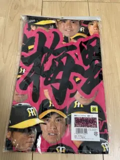 阪神　梅野　顔柄フェイスタオル