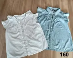 半袖シャツ 2枚セット 160