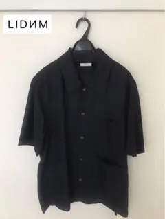 LIDNMリドム DRAPE WORK SHIRT ドレープワークシャツ