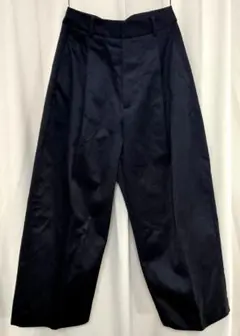 【年始SALE】定価4万強 ATON ワイドタックパンツ サイズ1(Sサイズ)