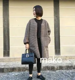 moussy マウジー ボアコート リバーシブル ムートンコート