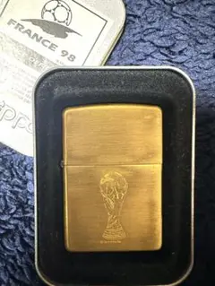 ★未使用★フランス98FIFAワールドカップZIPPO&キーホルダー3ー3321 ☆未使用☆フランス98FIFAワールドカップZIPPO&キーホルダー3ー