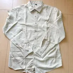 ベージュ Lサイズ 長袖シャツ