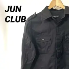 JUN CLUB 長袖ワークシャツ　黒　Ｍサイズ