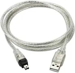 USBオスto Firewire IEEE 1394 4ピンオスiLinkアダプ