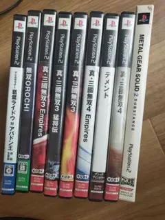 PS2ソフトセット、無双シリーズ・デメントなど