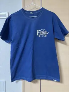 FLAT HEAD フラッドヘッド　ネイビー Tシャツ M