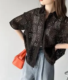 JaVa ジャバコラボ　大人の透けクロシェ　タグ付き