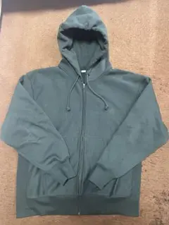 ＧＵ　　ダークグリーン フルジップパーカー