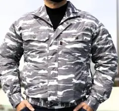 最後の１点限　未使用品　HOOH　V733302　カモフラシルバー　空調服　長袖
