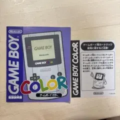 ゲームボーイカラー　取扱説明書のみ