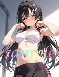 c508 美少女 かわいい イラスト 下着 コスプレ セクシー A4ポスター
