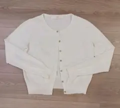 tocco closet クルーネック　カーディガン　白　ホワイト