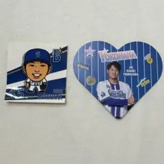 横浜DeNAベイスターズ 45 森原 ステッカー&コースター