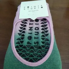 POINTE STUDIO ヨガソックス S/M フロッキグレー レディース