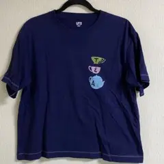 ユニクロ Tシャツ　ザ・ブランズティータイム　UT XLサイズ　ネイビー