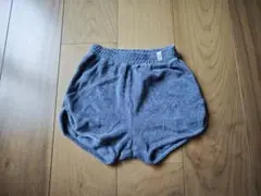 グレー タオル生地 ショートパンツ