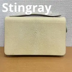 スティングレイ（エイ革）ホワイトウォレット　46O2301A