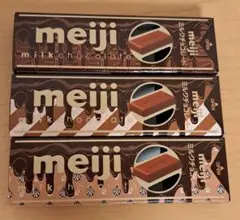 Q-pot.キューポット　明治コラボ　チョコレート　全3種類セット(箱のみ)