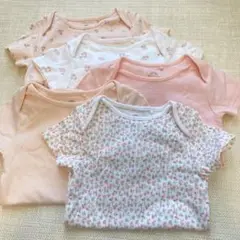80cm 9-12m NEXT baby 半袖ロンパース5枚セット