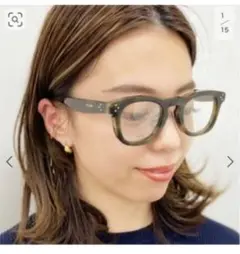 クリア 伊達眼鏡 人気 セリーヌ