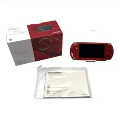 美品 PSP-3000 レッド 本体 箱付き SONY