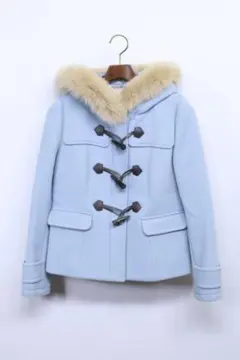 野崎萌香着用 美品 アプワイザー リッシェ 取外可リアルファー付 ダッフルコート