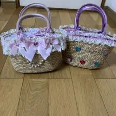 【マザウェイズ】カゴバッグ2点セット