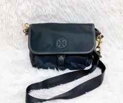 ✨美品✨ トリーバーチ 2wayショルダーバッグ レザー ナイロン ブラック