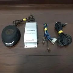 ALPINE SBS-0715 MAX100W/アンプ 45W セット Alpine SBS-0715 Center Speaker System & Amplifiers Rare
