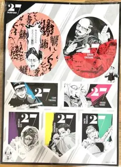 【匿名配送】ゴールデンカムイ ステッカーシート 2枚入 第七師団