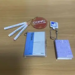 Copicマーカー/campusメモ帳/Book1st ガチャガチャ３点セット
