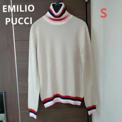 EMILIO PUCCI ボーダータートルネックセーター