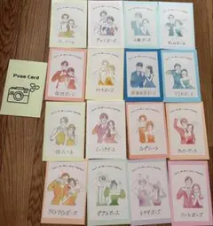 ポーズカード　16枚　結婚式　フォトラウンド　二次会 ハガキサイズ