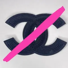 CC ロゴワッペン スパンコール素材 大きめ