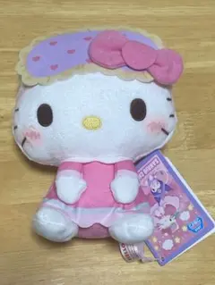 サンリオキャラクターズ　ねむねむどり〜みんぐドール1 ぬいぐるみ キティちゃん