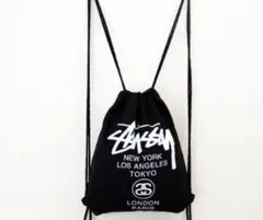 stussy ステューシー ナップサックリュックバックパック　黑