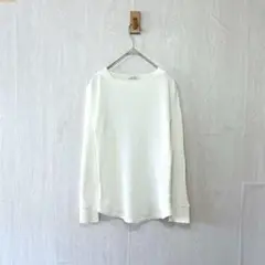 CLANE トップス 長袖 ワッフル カットソー 38 M〜L